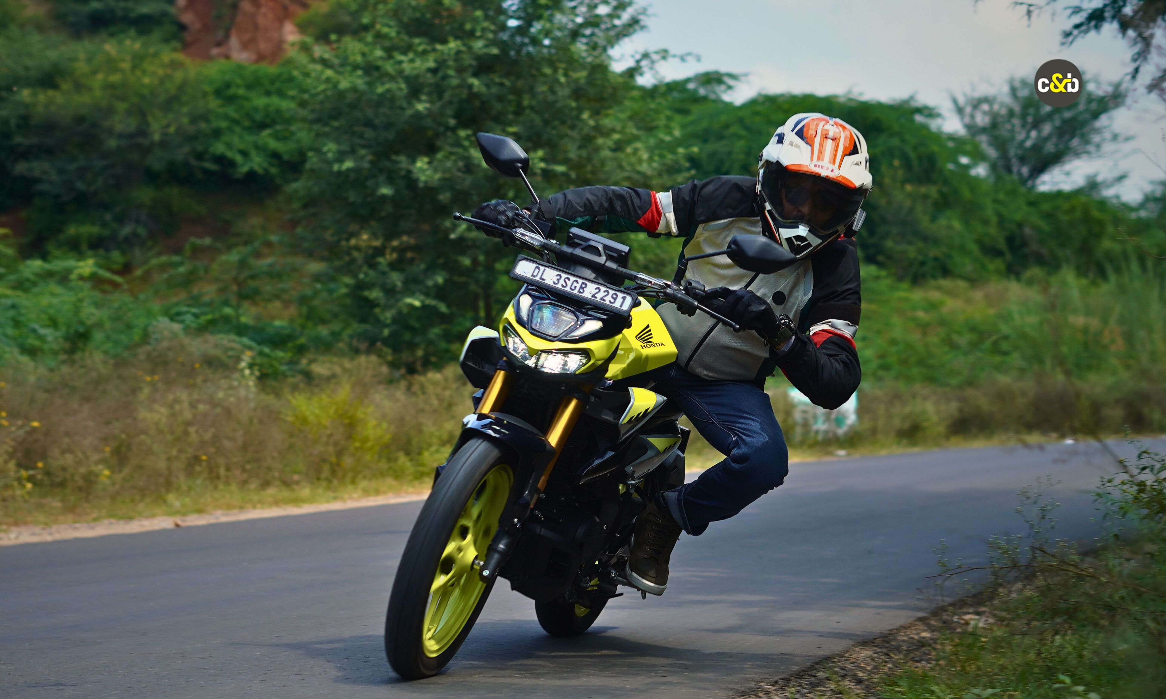 Honda CB 125 Hornet on road