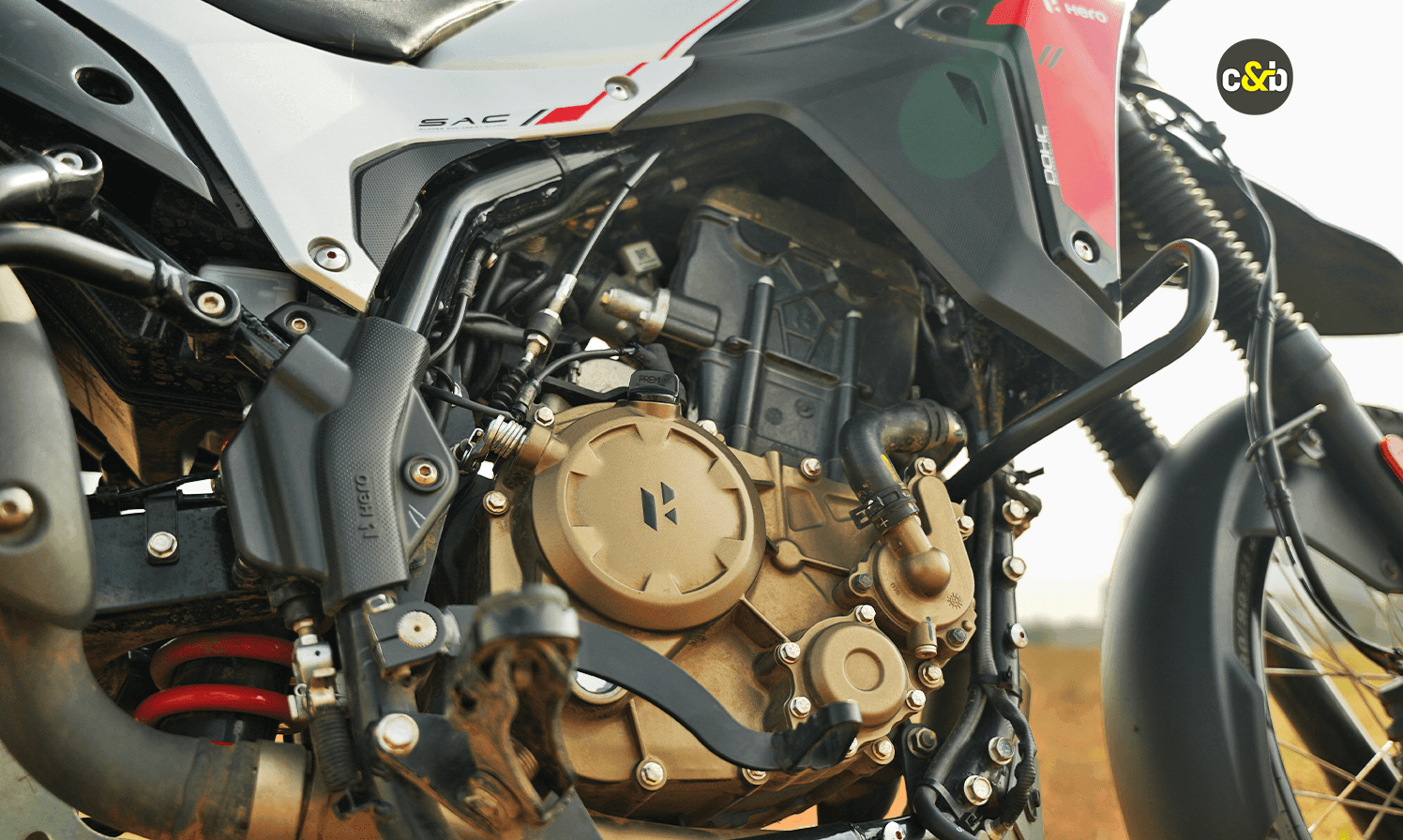 The Hero XPulse 210 engine