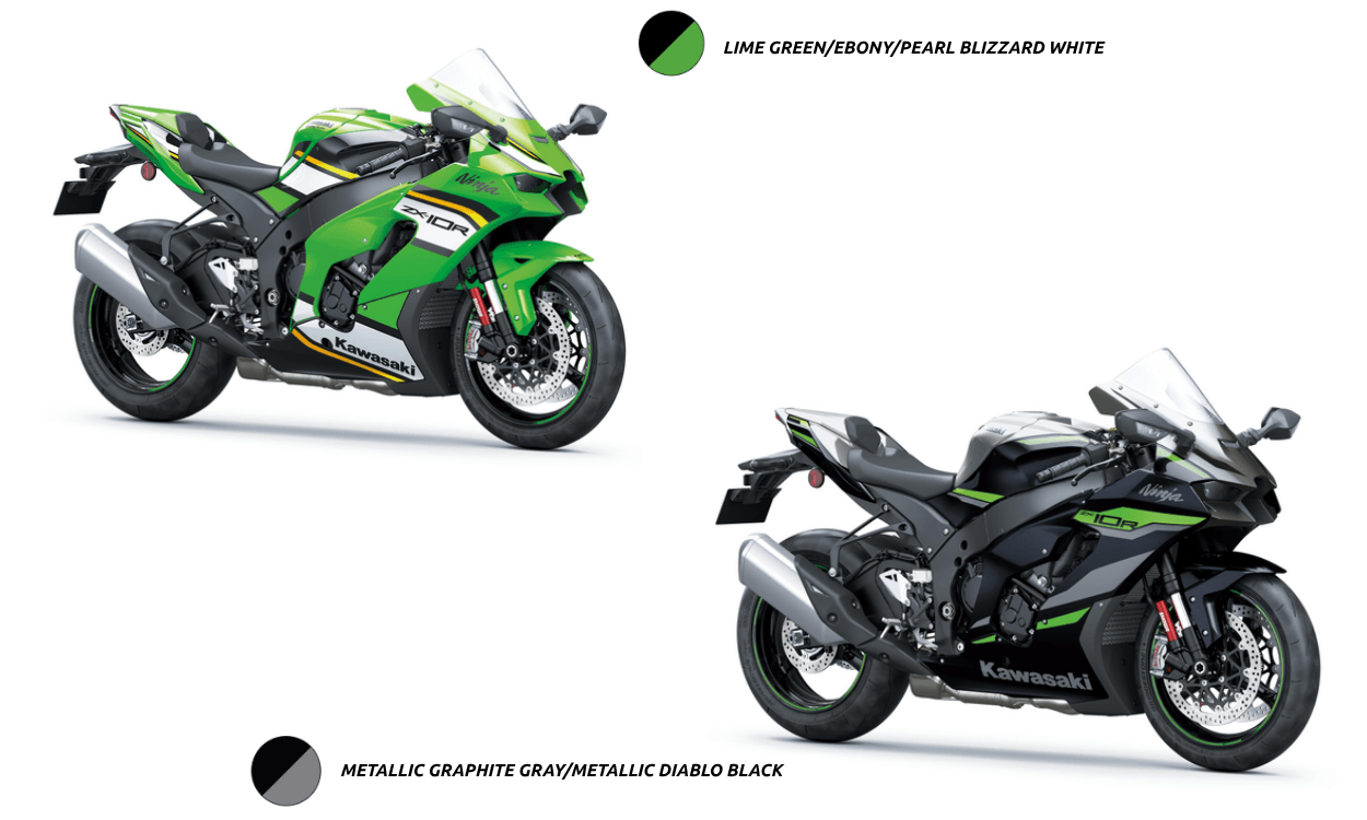 Kawasaki Ninja ZX-10R Color Options