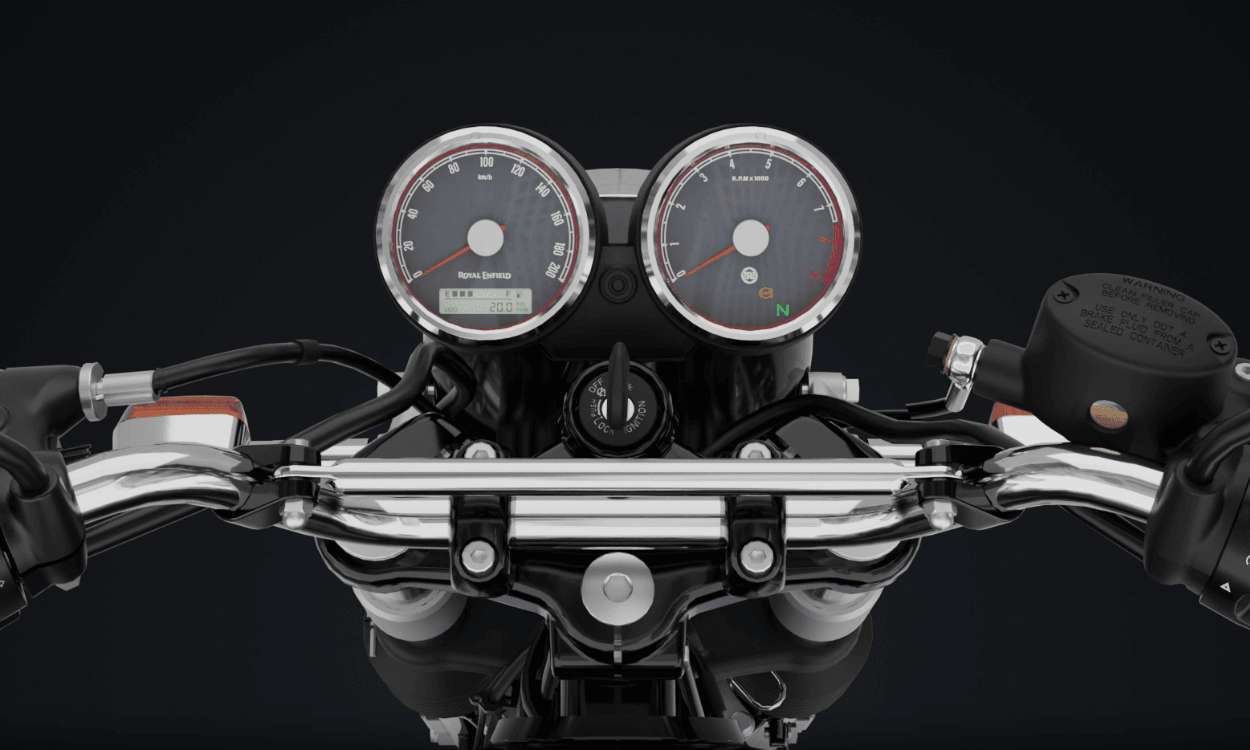 Royal Enfield Interceptor 650 instrument cluster
