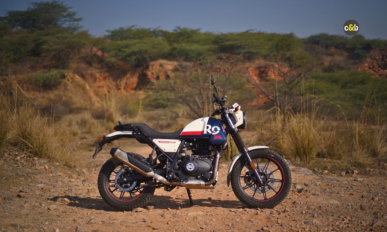 Royal Enfield Scram 440 Side Profile