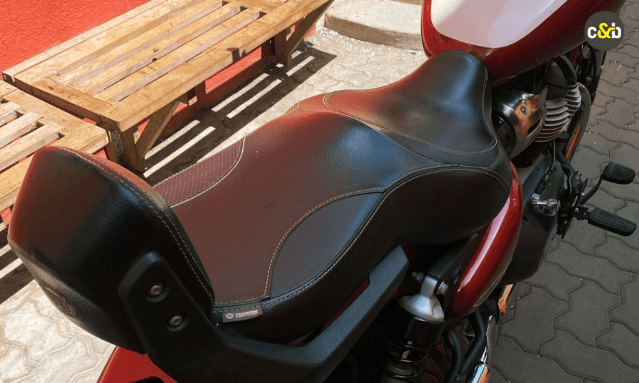  Royal Enfield Super Meteor 650 Rear Seat Reality