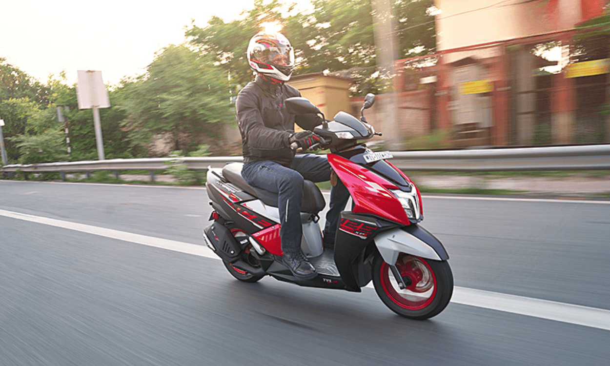 TVS Ntorq 125 ride view