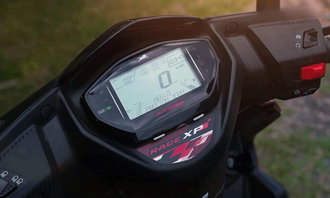 TVS Ntorq 125 Race XP display