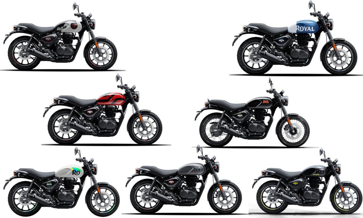 Royal Enfield Hunter 350 Colours Available