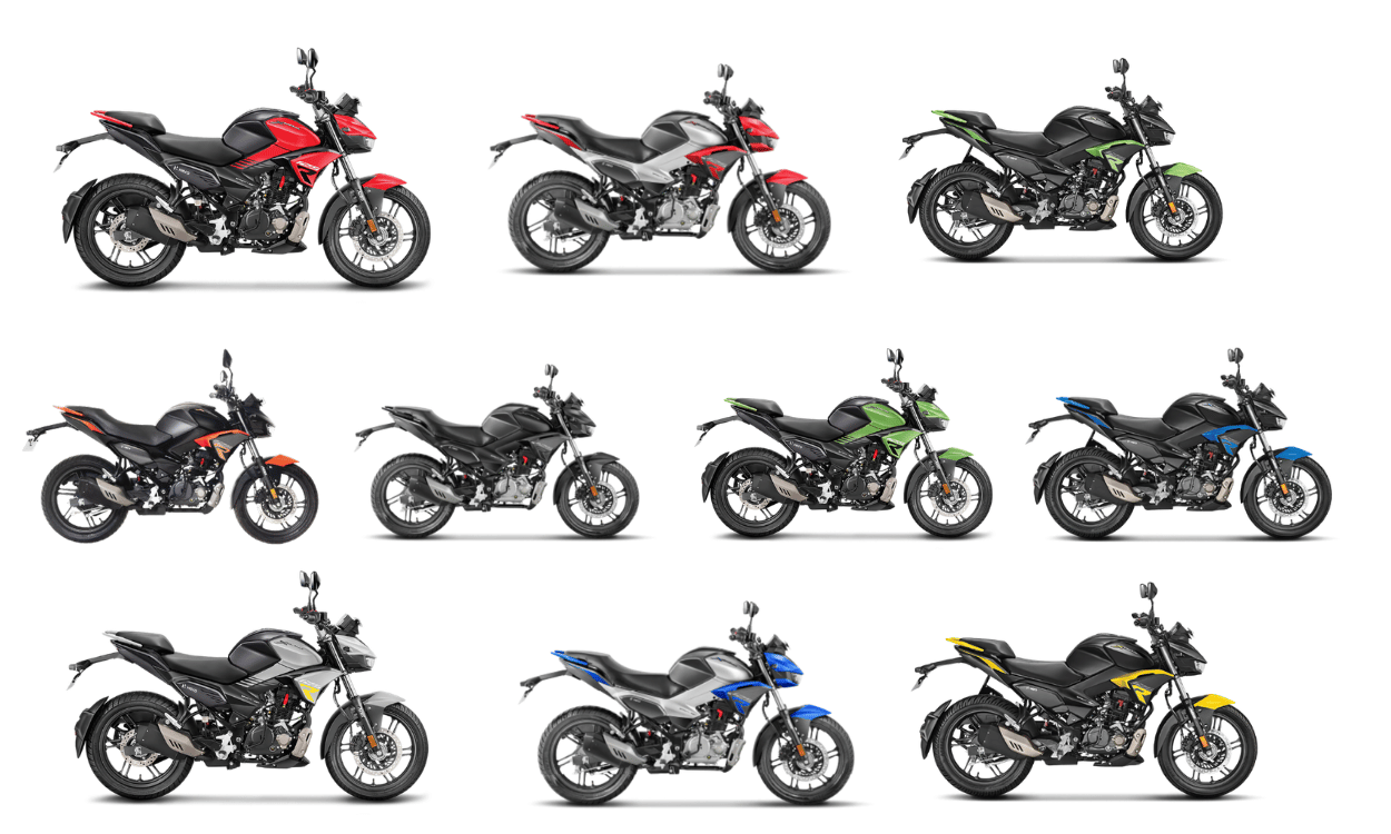 Hero Xtreme 125R Colours
